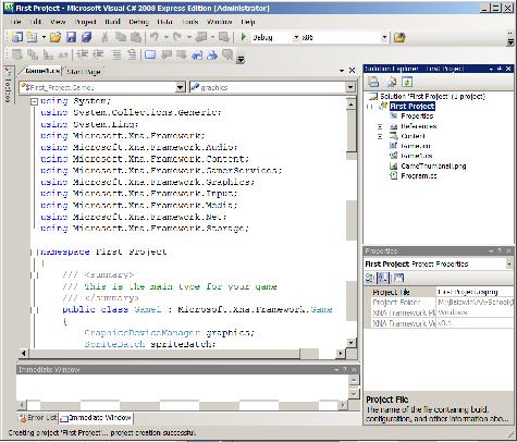 XNA 3.1 IDE