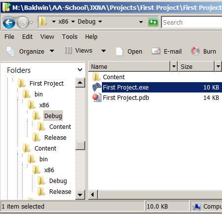 Project file structure