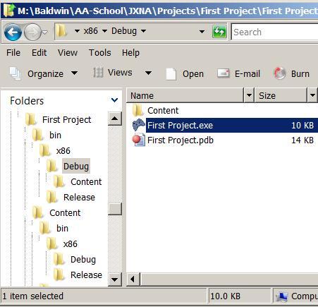 Project file structure