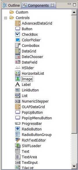 Components tab exposed.